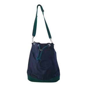 Vintage Lacoste Bucket Bag Navy Green